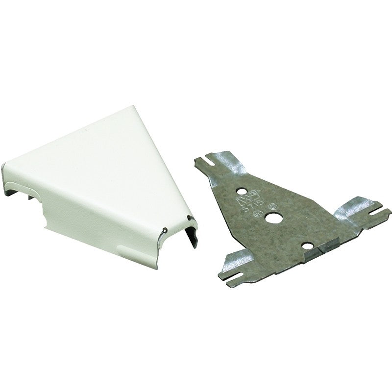 Wiremold B-16 Raceway T-Fitting, Metal, Ivory