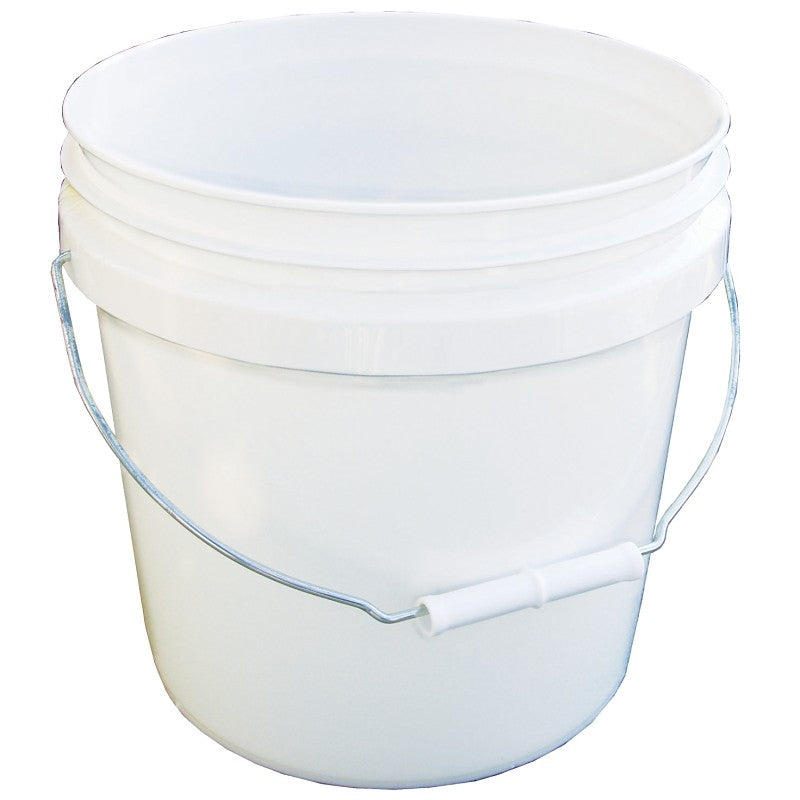 ENCORE Plastics 20256 Paint Pail, 2 gal Capacity, HDPE, White