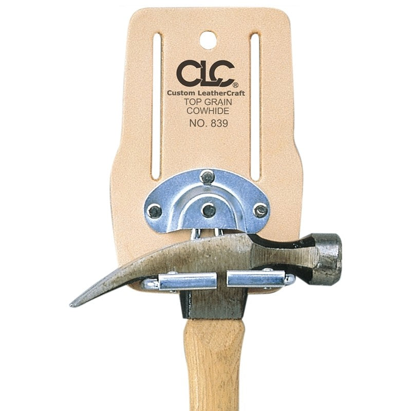 CLC Tool Works Series 839 Hammer Holder, Leather, Tan, 7-1/2 in W, 2.4 in H