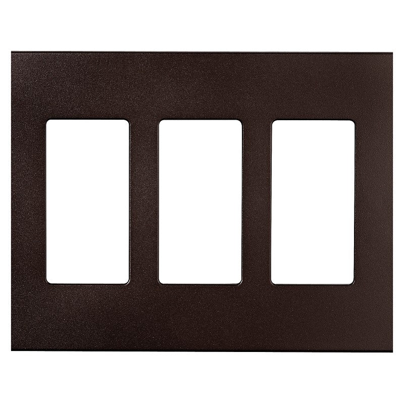 Eaton Cooper Wiring PJS PJS263RB-SP-L Wallplate, 4.87 in L, 6-3/4 in W, 3 -Gang, Polycarbonate, Oil-Rubbed Bronze (Pack of 6)