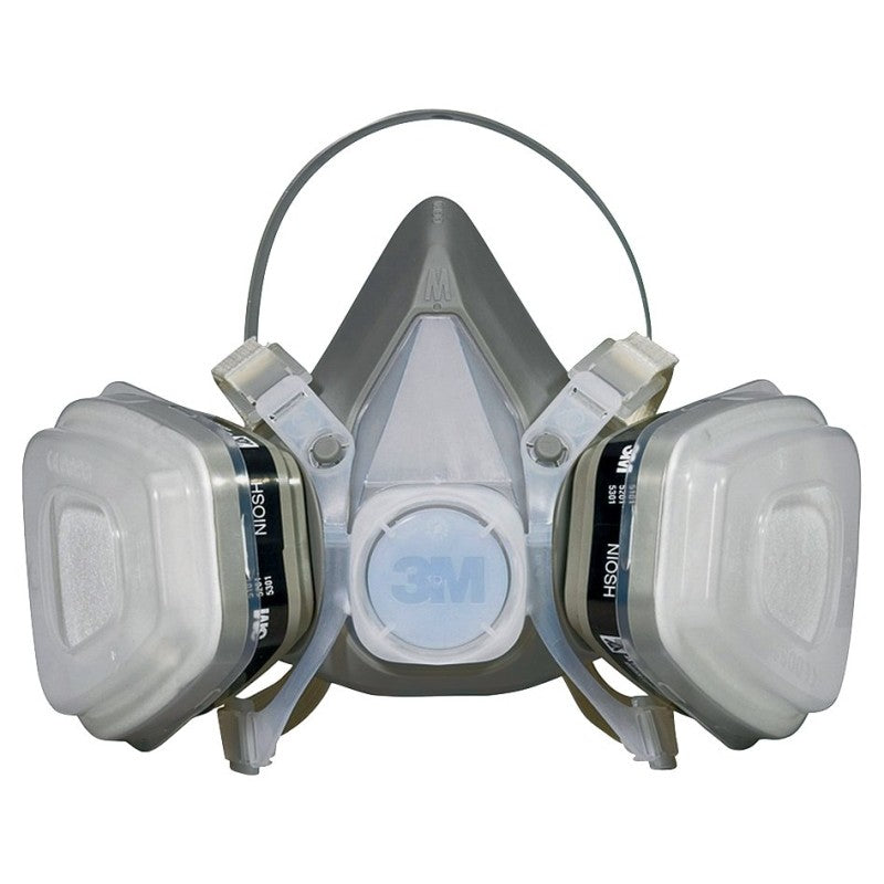 3M TEKK Protection 52P71PC1-B/R52P71 Disposable Respirator, M Mask, P95 Filter Class, Dual Cartridge, Gray