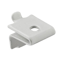 Shelf Support Pilaster Clip White 8 Pack