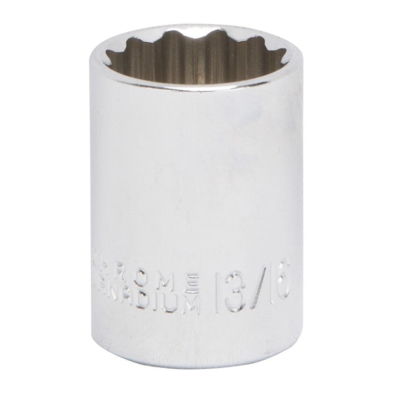 Vulcan MT6517437 Drive Socket, 13/16 in Socket, 1/2 in Drive, 12-Point, Chrome Vanadium Steel, Chrome