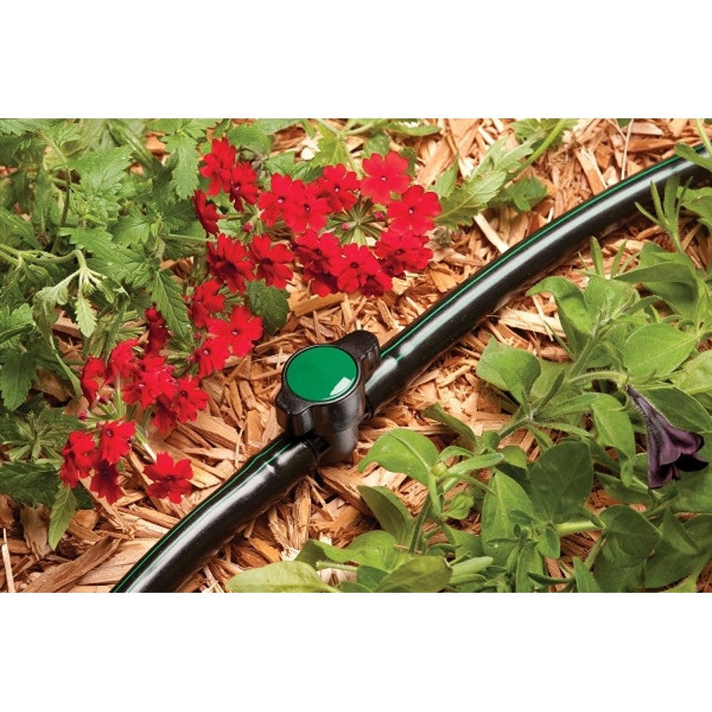 Rain Bird BVAL50-1S Tubing Shutoff Valve, 1/2 in, Barb, Plastic, Black