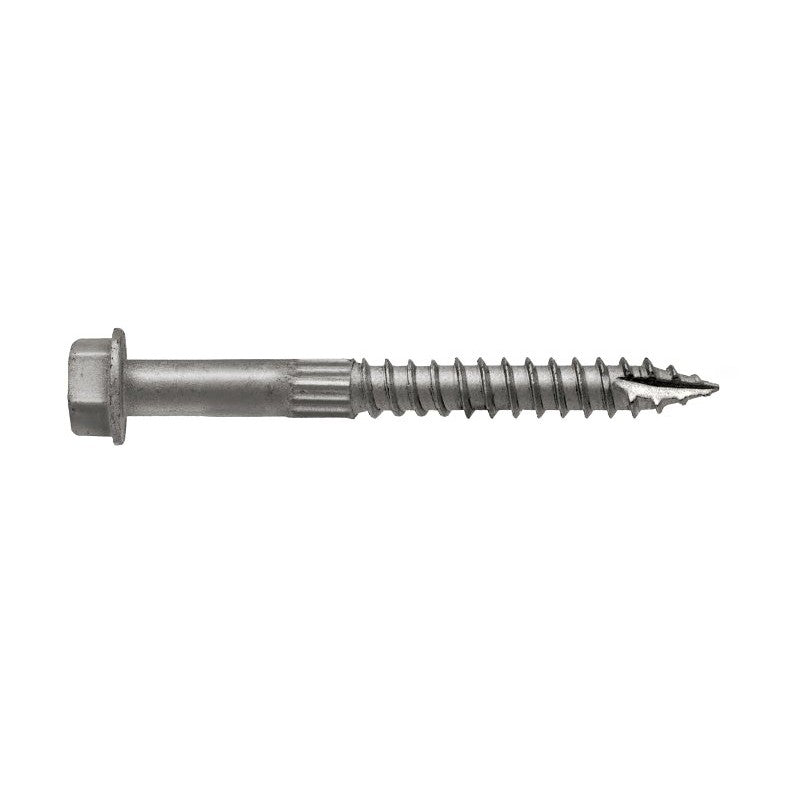 Simpson Strong-Tie Strong-Drive SDS SDS25212MB Connector Screw, 2-1/2 in L, Serrated Thread, Hex Head, Hex Drive