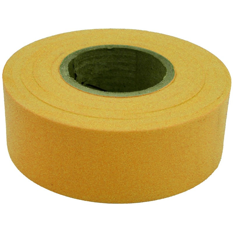 CH Hanson 17024 Flagging Tape, 300 ft L, 1-3/16 in W, Yellow, Polyethylene
