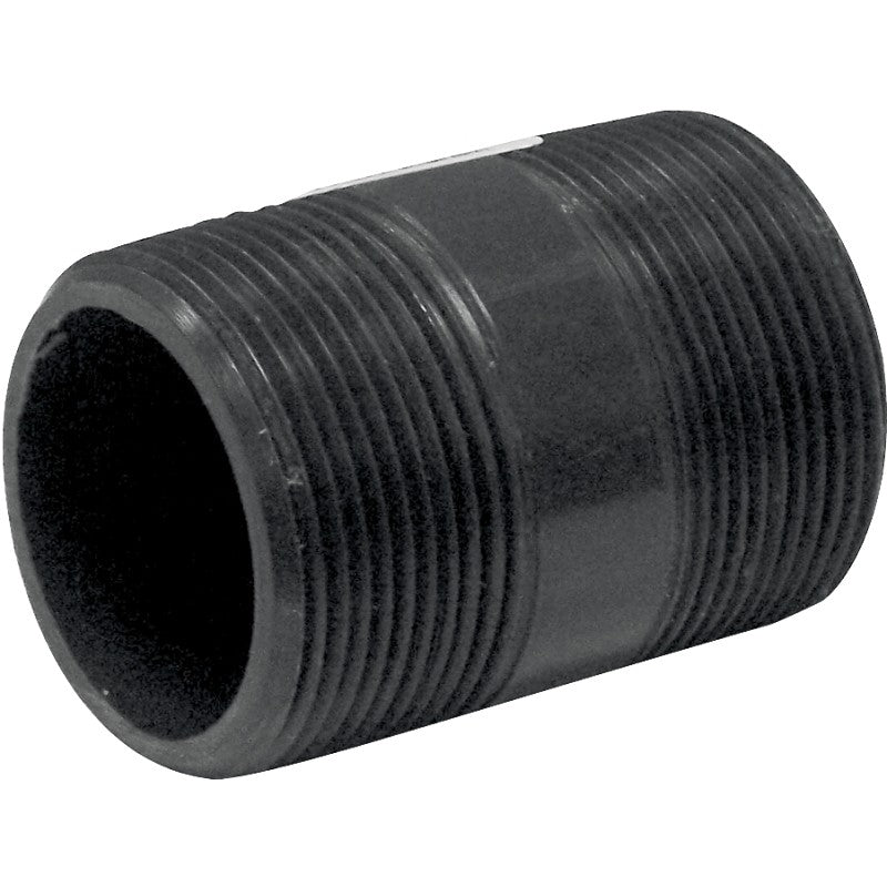 Lasco 215025BC Pipe Nipple, 2-1/2 in L, 1-1/2 in, PVC, SCH 80 Schedule