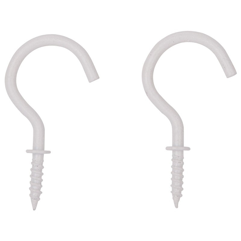 ProSource PH-122322-PS Cup Hook, 5/32 in Thread, 46 mm L, Steel, Painted