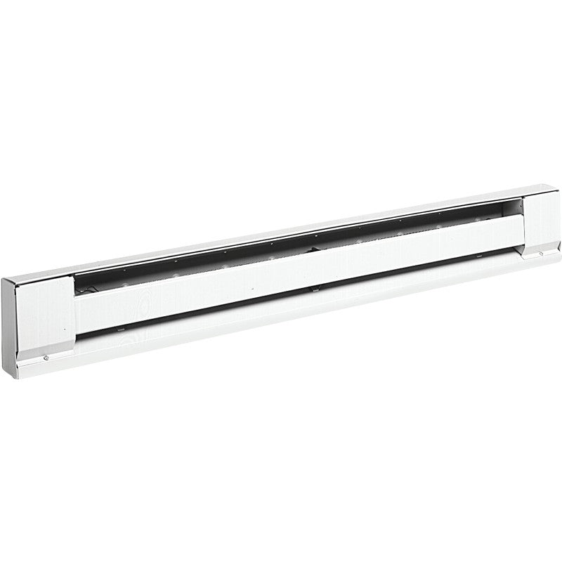 TPI 2900S Series H2915-072S Baseboard Heater, 6.3/4.7 A, 208/240 V, 1500/1125 W, 5100/3825 Btu/hr BTU, Ivory