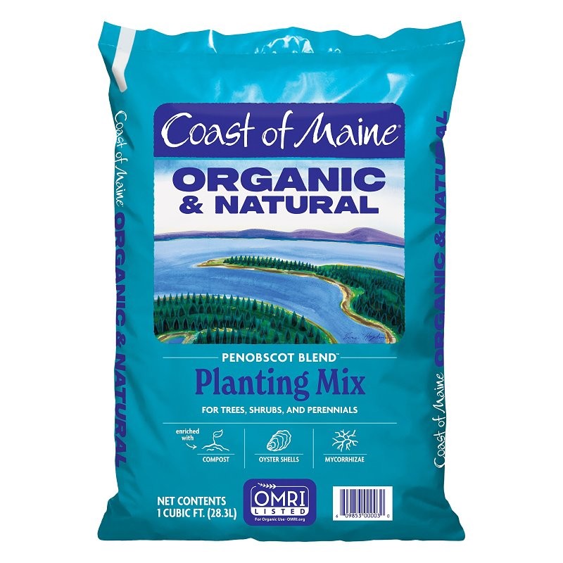 Coast of Maine 1CBPCPM1CF Penobscot Blend Compost and Peat, 1 cu-ft Bag, 6.5 pH