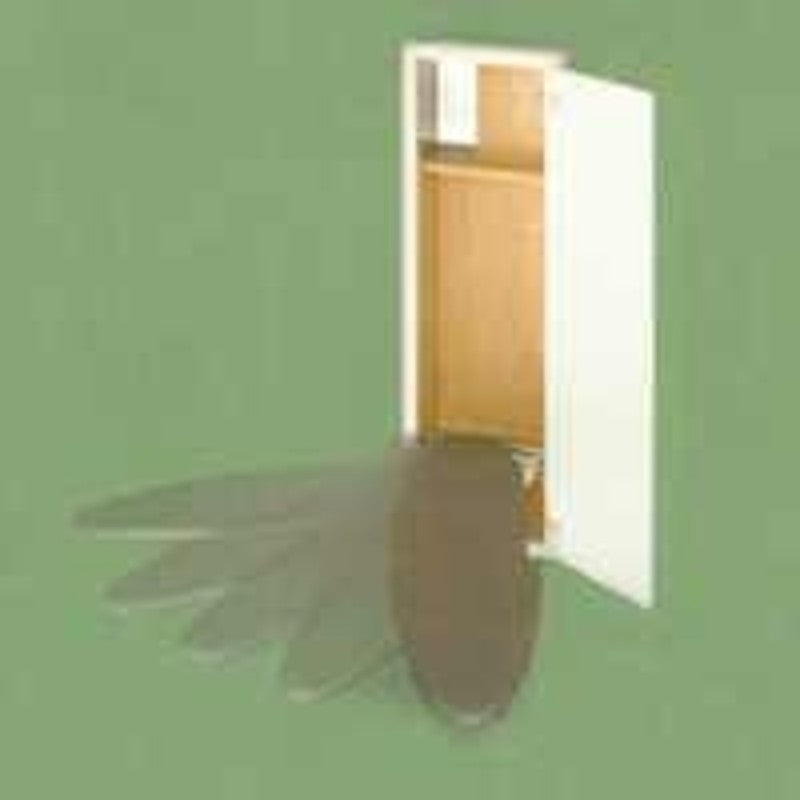 Hide-Away Supreme SUP420 Ironing Board, 14-1/4 x 46-1/4 x 3-1/2 in Board, Wood Board, White Board, Swivel Board