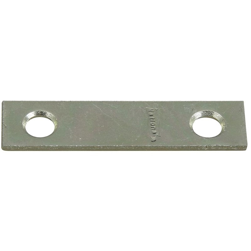 National Hardware N272-716 Mending Brace, 2 in L, 1/2 in W, Steel, Zinc, Screw Mounting (Pack of 40)