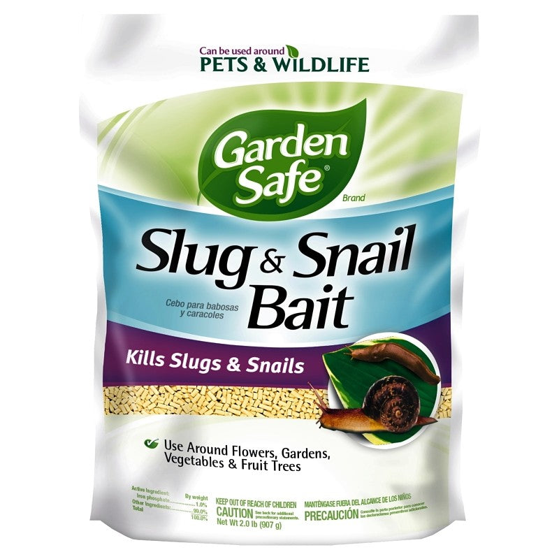 Garden Safe 4536 Slug and Snail Bait, Solid, 2 lb (Pack of 6)