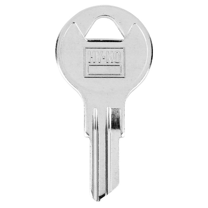 Hy-Ko 11010FH3 Key Blank, Brass, Nickel-Plated, For: Fort FH3 Locks (Pack of 10)