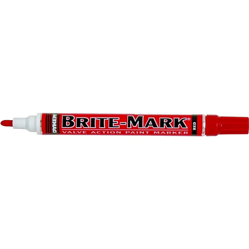 Dykem 84006 Permanent Paint Marker, Red