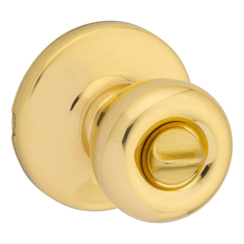 Kwikset 300T 3 6AL RCS V1 Privacy Lockset, 1-7/8 in Dia Knob, 2-5/8 in W x 2-5/8 in H Dimensions, Zinc