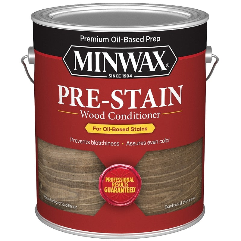 Minwax 11500000 Pre-Stain Wood Conditioner, Clear, Liquid, 1 gal, Can (Pack of 2)