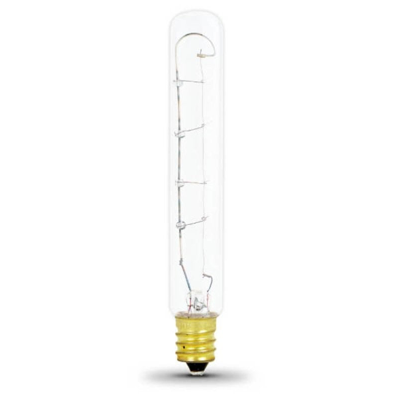Feit Electric BP20T61/2/RP Light Bulb, 20 W, T6.5 Lamp, E17 Lamp Base, 150 Lumens, 2400 K Color Temp (Pack of 12)