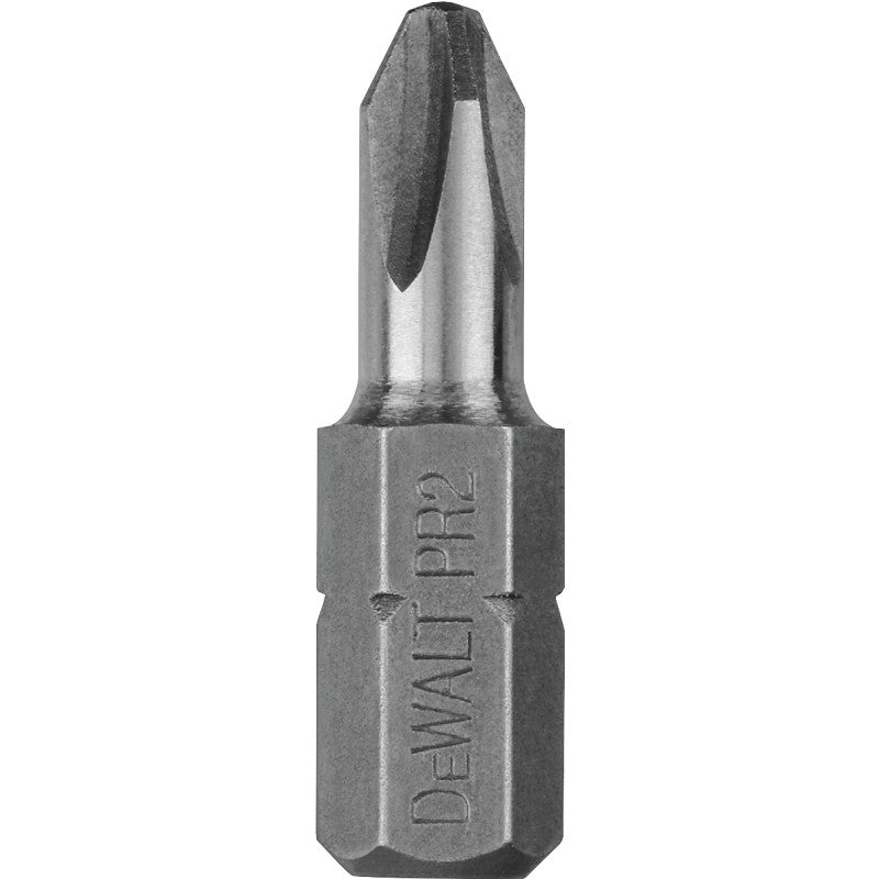 DEWALT DW2004BL Insert Bit Tip, #2 Drive, Phillips Drive, 1/4 in Shank, Hex Shank, 1 in L, Steel, 100/PK (Pack of 100)