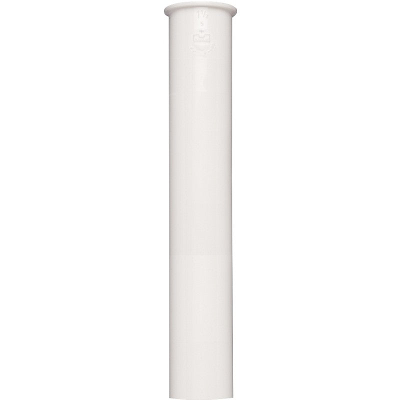 Plumb Pak PP906W Sink Tailpiece, 1-1/2 in, 12 in L, PVC