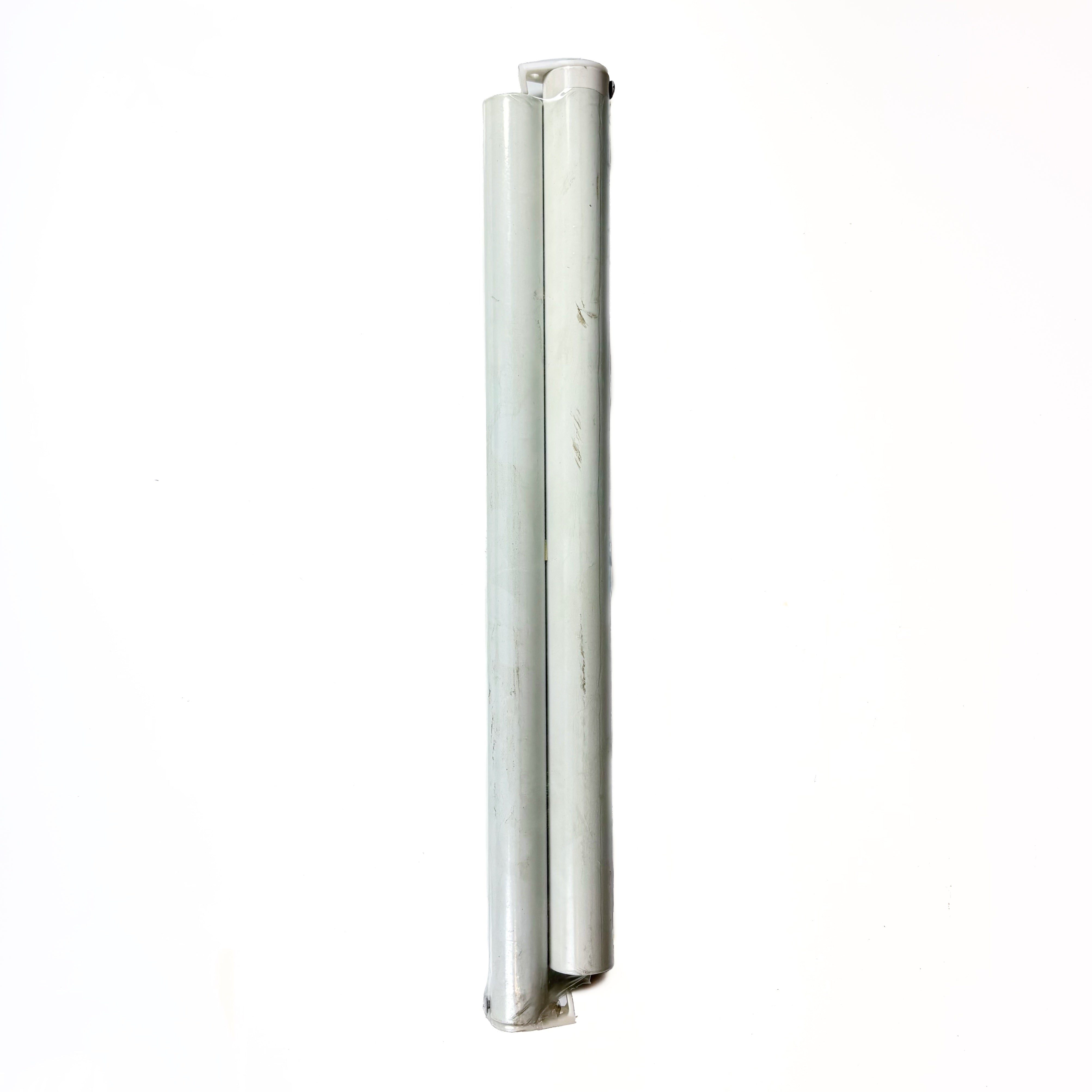 Adjustable Closet Rod 18 To 30 Inch Steel Rod Plastic Ends White