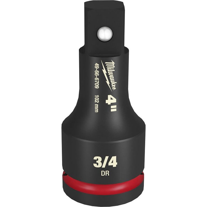 Milwaukee SHOCKWAVE Impact Duty Series 49-66-6709 Socket Extension, 3/4 in Drive, Impact Drive, 3/4 in Output Drive