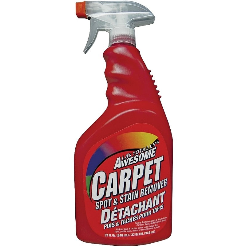 LA's TOTALLY AWESOME 110615 Carpet Cleaner, 32 oz Bottle, Liquid (Pack of 12)