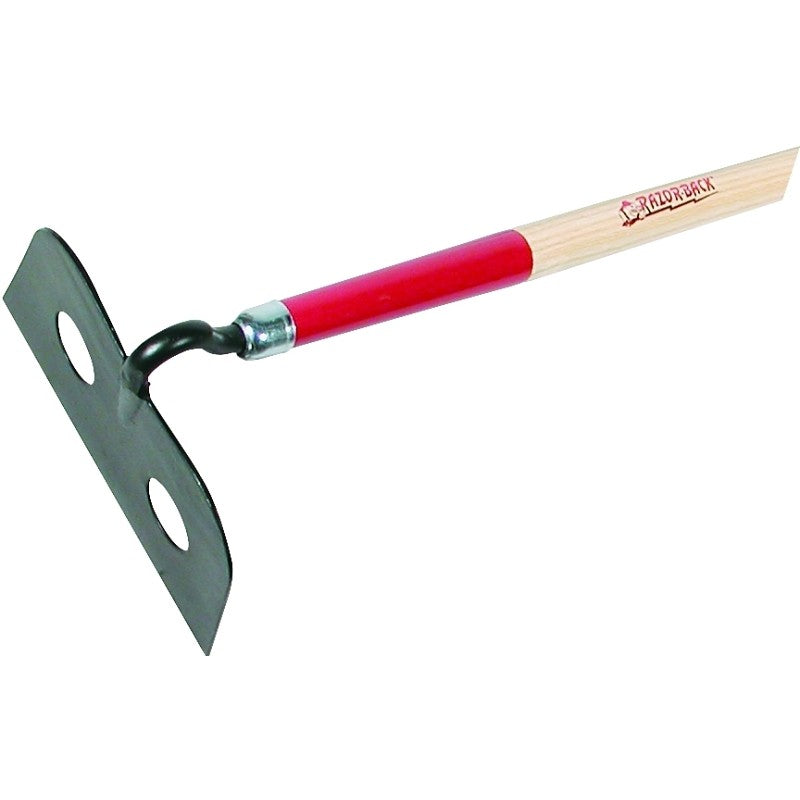 Razor-Back 66158 Mason Hoe, 6 in L Blade, 10 in W Blade, Steel Blade, 66 in L Handle, Hardwood Handle
