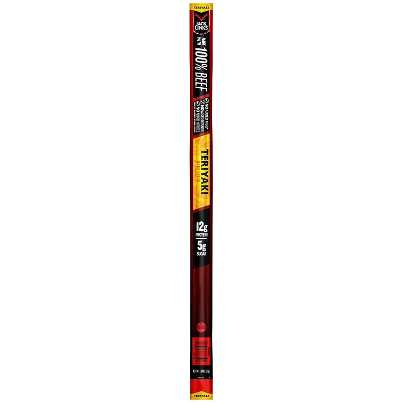 Jack Link's 10000029384 Beef Stick, Teriyaki, 1.84 oz (Pack of 24)