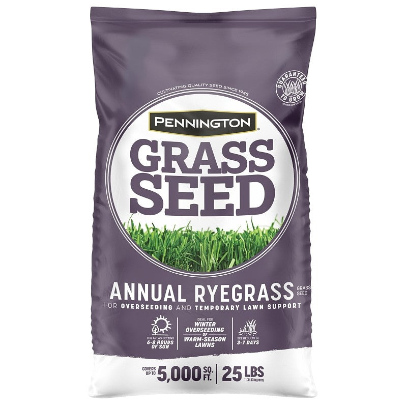 Pennington 100082633 Annual Ryegrass Seed, 25 lb