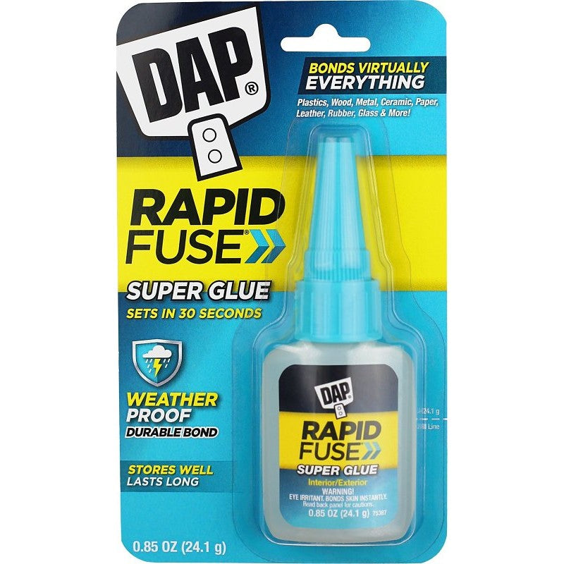 DAP 00155 Adhesive, Clear, 0.85 oz Bottle