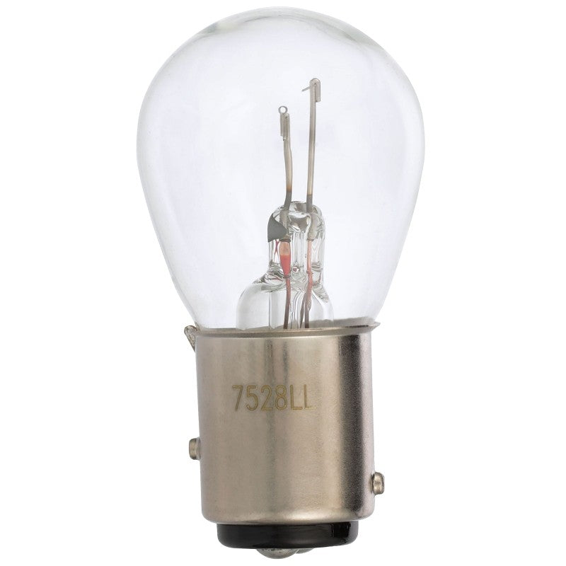 Eiko 7528LL-BPP Automotive Miniature Bulb, 12 V, 21/5 W, Incandescent Lamp, Clear