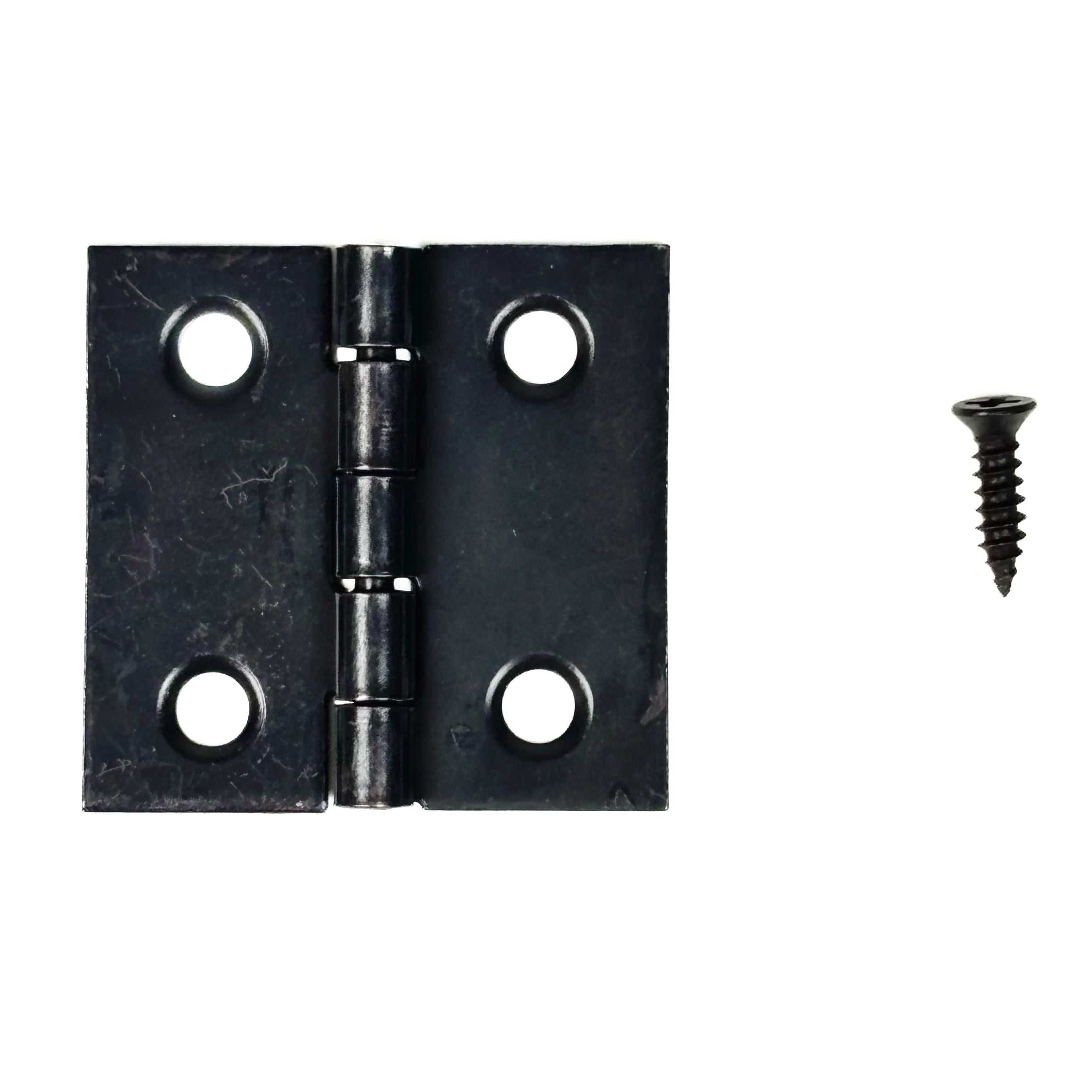 Non-Removable Pin Narrow Hinges 1 by 1 Inch Oil Rubbed Bronze 4 Pack (POS)