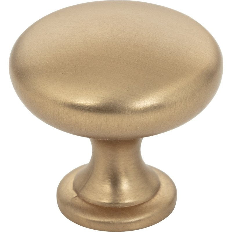 KasaWare K778SBZ-4 Cabinet Knob, 1-1/8 in Projection, Zinc, Satin Bronze