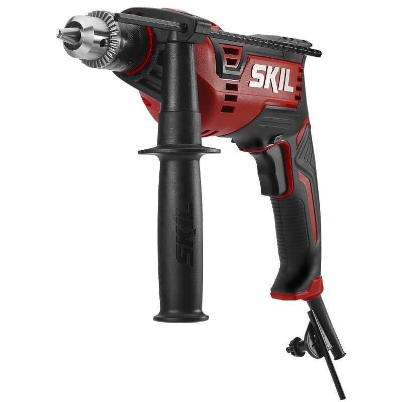 Skil HD182001 Hammer Drill, 7.5 A, Keyed Chuck, 1/2 in Chuck, 48,000 bpm, 0 to 48,000 ipm Impact Energy