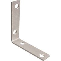 Corner Braces 2-1/2 By 5/8 By 0.10 Inch Galvanized Steel 2 Pack