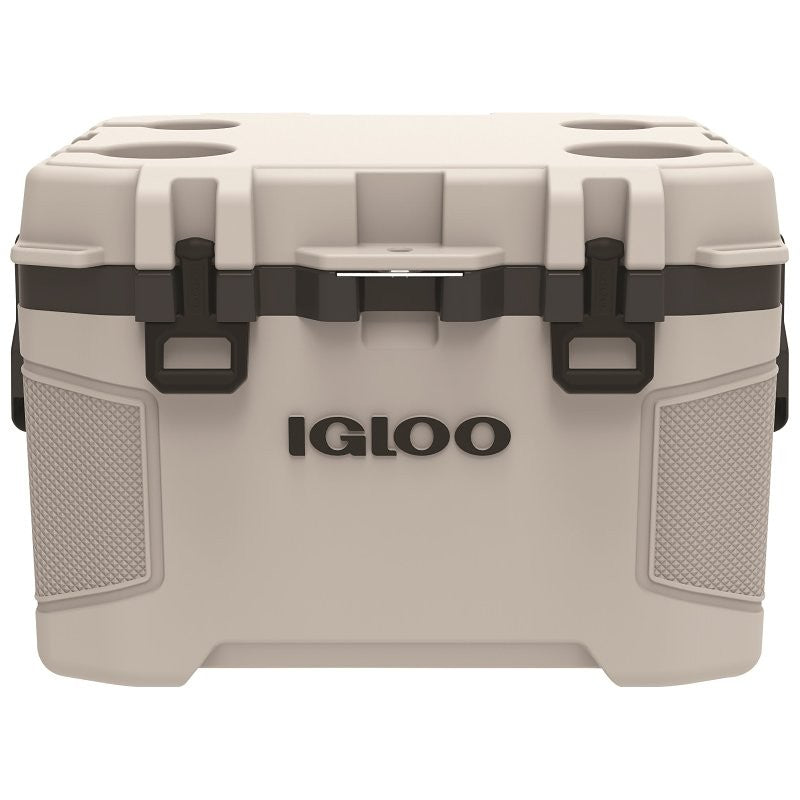 Igloo Trailmate Series 0050215 Cool Box, 50 qt Cooler, Polyethylene/Polypropylene, BoneObsidian Gray