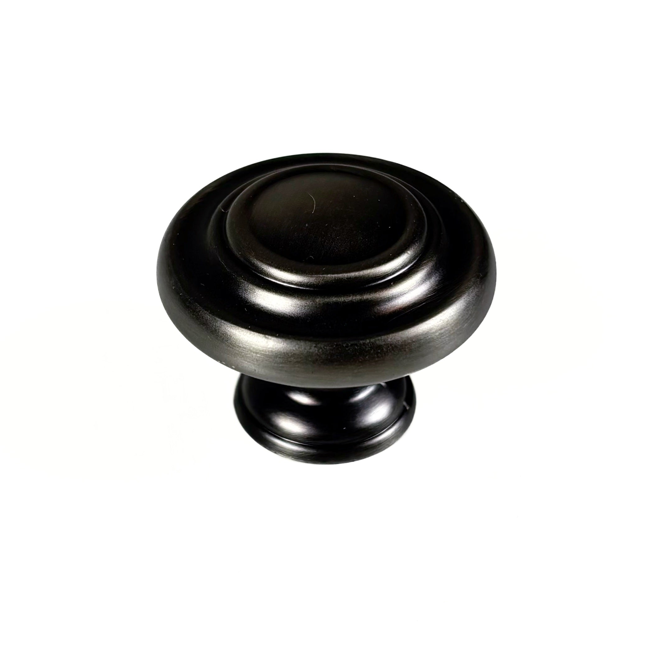 Door and Cabinet Knob 1-1/4 Inch With Antique Pewter Finish (POS)