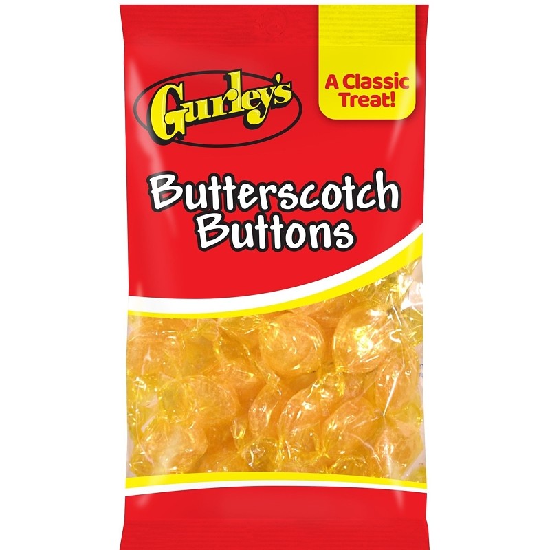 Gurley's 743773 Candy, Butterscotch Button Flavor, 6 oz (Pack of 12)