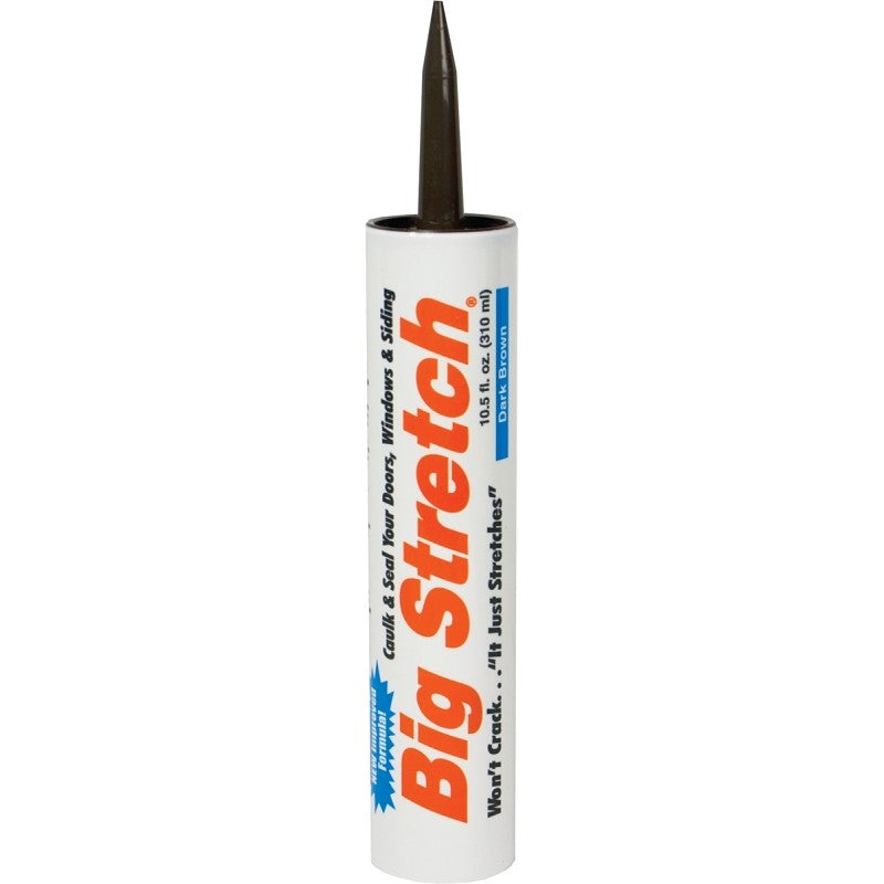 Sashco 10008 Caulk, Dark Brown,-30 to 250 deg F, 10.5 oz, Cartridge (Pack of 12)