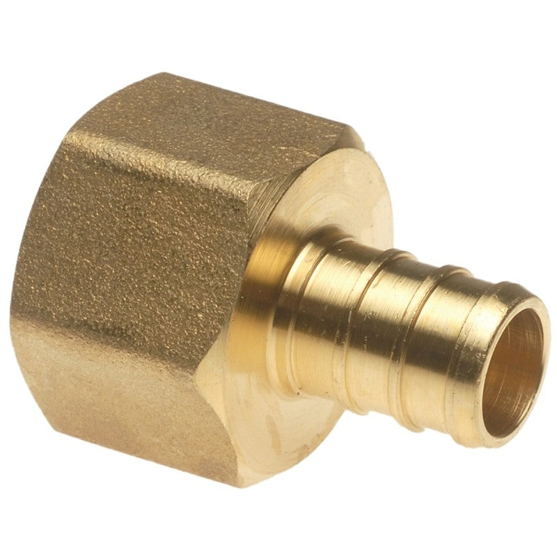 Apollo APXFA1212 Pipe Adapter, 1/2 in, PEX x FPT, Brass, 200 psi Pressure, 48/CT