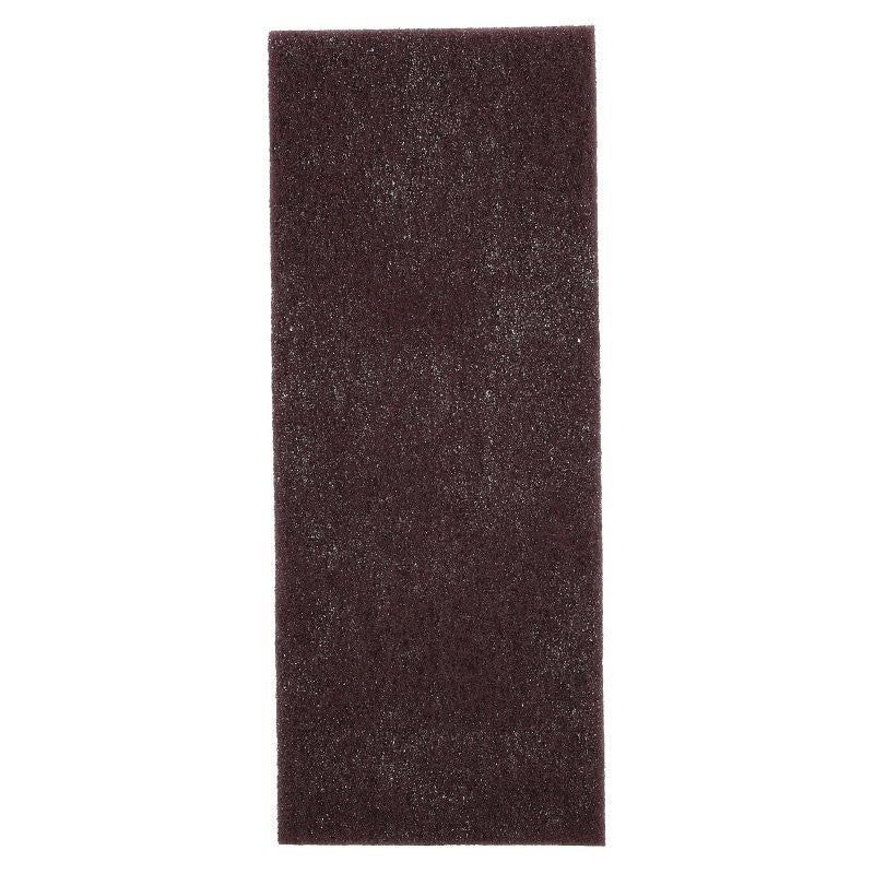 Norton 07660748148 Hand Pad, Maroon, 11 in L, 4-3/8 in W