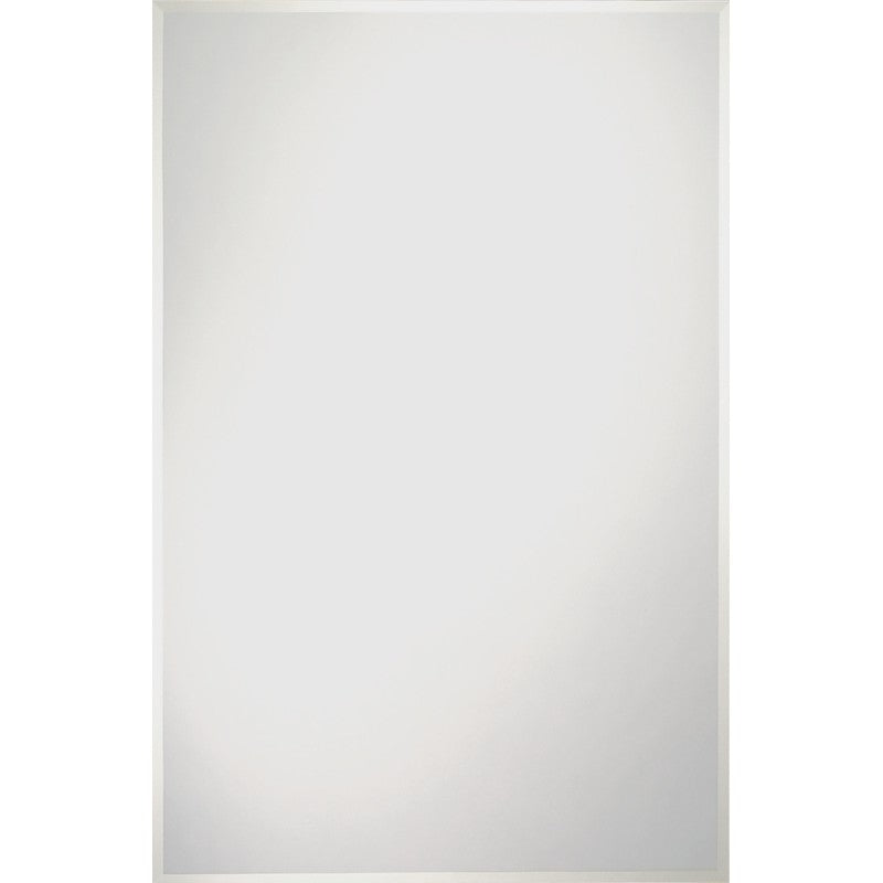 Renin 201180 Somerset Frameless Mirror, 30 in L, 24 in W, Rectangular, Clear Frame (Pack of 6)