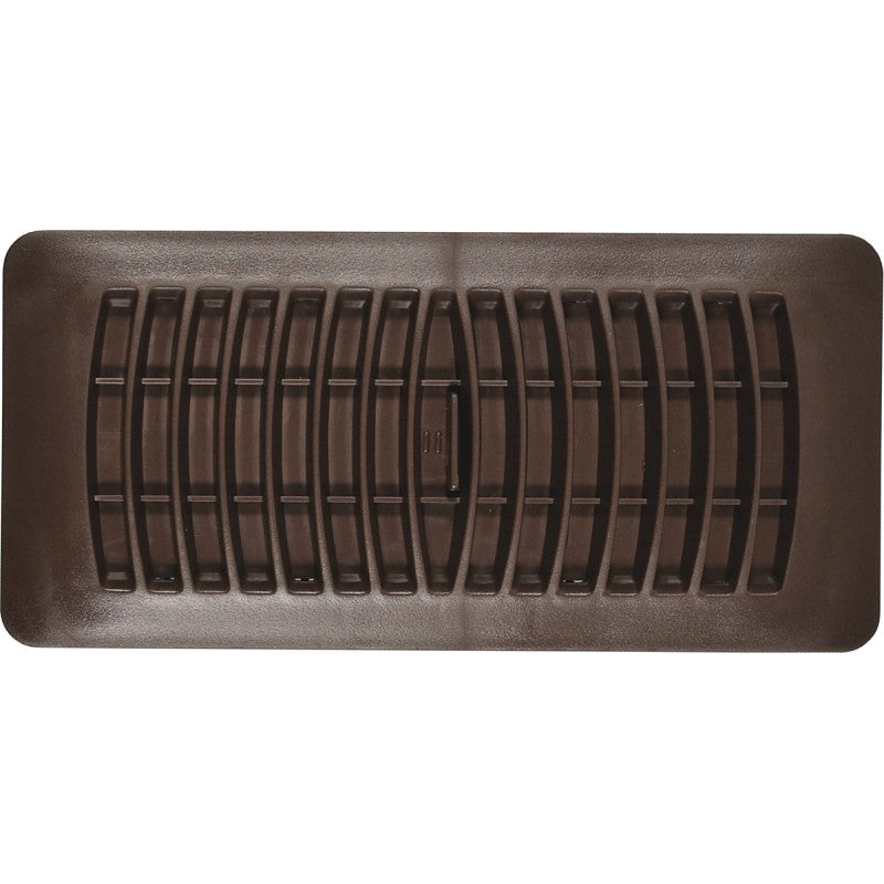 Imperial RG1451 Floor Register, 12 in W Duct Opening, 2-1/4 in H Duct Opening, Polystyrene, Brown