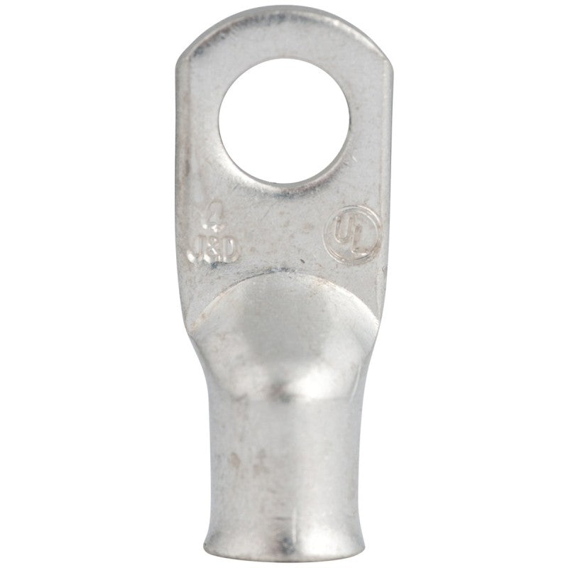 Gardner Bender AML-203 Compression Lug, 4 AWG Wire, 5/16 in Stud, Copper Contact, Silver