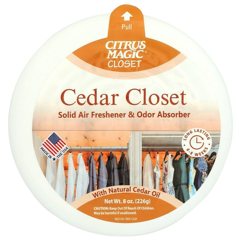 Citrus Magic 616471647 Air Freshener, 8 oz, Cedar, 56 days-Day Freshness (Pack of 6)