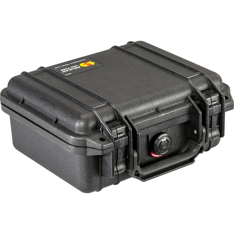 Pelican 1200-000-110 Protector Case, 10.62 in L, 9.68 in W, 4.87 in H, Polypropylene, Black