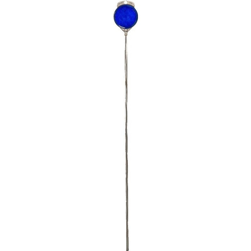 Hy-Ko DM100B36 Driveway Marker, Rod Mounting, Aluminum Post, Blue Reflector (Pack of 24)