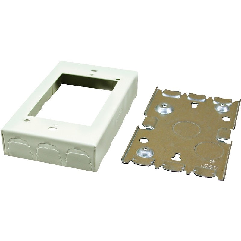 Wiremold B2 Outlet Box, Ivory