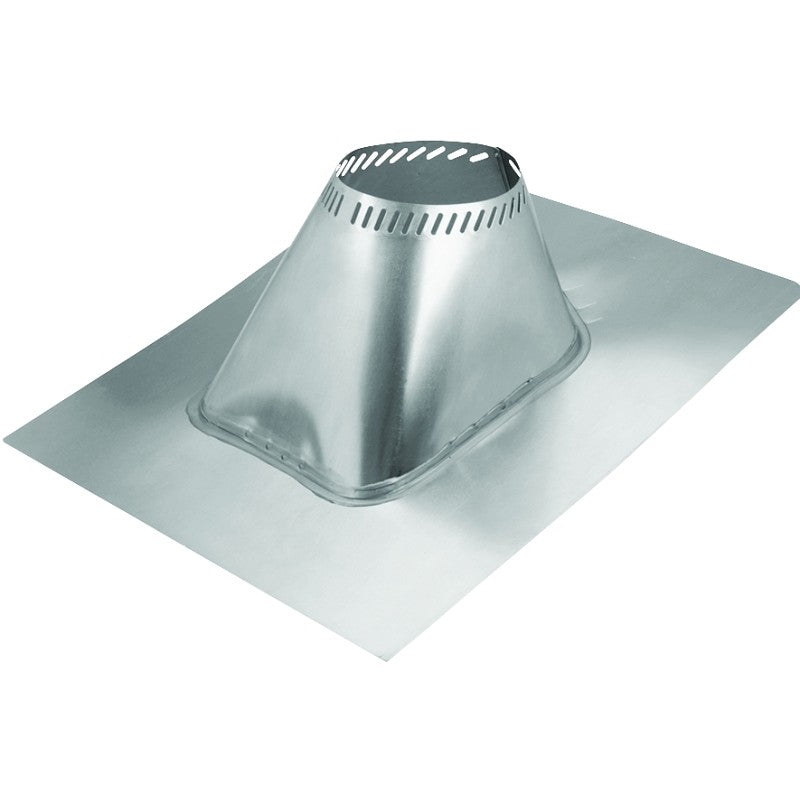 Selkirk SURE-TEMP Premium Series 208825 Roof Flashing, 31-7/8 in OAL, 27 in OAW, Aluminum, Gray
